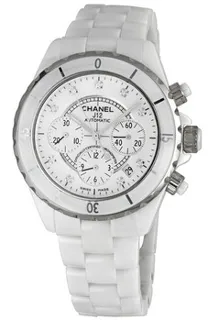 Chanel J12 H2009 White ceramic White