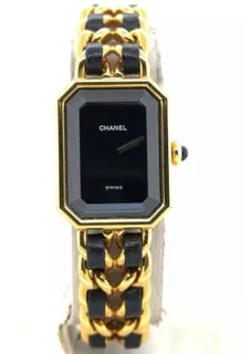 Chanel Première H6951 Stainless Steel$Plated Yellow Gold Black