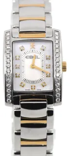 Ebel Brasilia 1216485 23mm Yellow gold and Stainless steel White