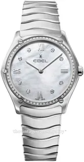 Ebel Classic 1216647 33mm brushed/polished steel White