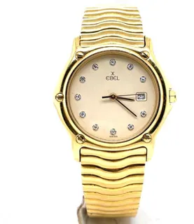 Ebel Wave 883909 18kt Yellow Gold