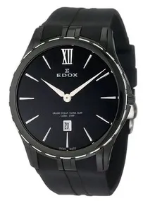 Edox Grand Ocean 27033 357N NIN Stainless steel Black