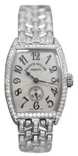 Franck Muller Curvex 1750 S6 D 18k white gold White