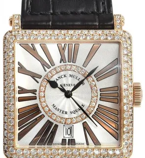 Franck Muller Master Square 6000HSCDTD CD 1R 36.5mm Rose gold Silver