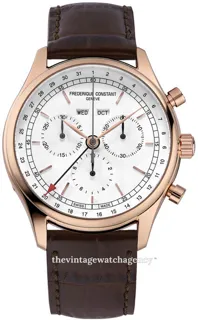 Frédérique Constant Classics FC-296SW5B4 40mm rose gold colored steel White