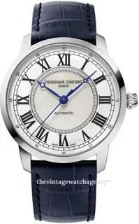 Frédérique Constant Classics FC-301MPWD3B6 38.5mm brushed/polished steel White