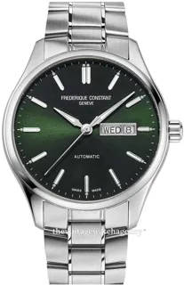 Frédérique Constant Classics FC-304GR5B6B 40mm Brushed/polished steel Green