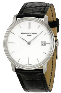 Frédérique Constant Slimline FC-220NW4S6 Stainless steel White