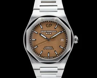 Girard-Perregaux Laureato 81005-11-3154-1CM 38mm Stainless steel Brown