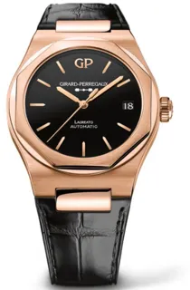 Girard-Perregaux Laureato 81010-52-3118-1CC Rose gold Black