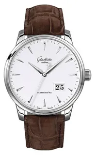 Glashütte 1-36-03-05-02-31 Stainless steel White