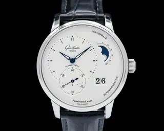 Glashütte PanoMaticLunar 1-90-02-42-32-05 40mm Stainless steel Silver