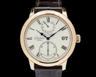 Glashütte Senator Chronometer 1-58-01-01-01-04 Rose gold Silver