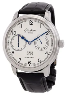 Glashütte Senator Observer 100-14-05-02-04 Stainless steel Silver