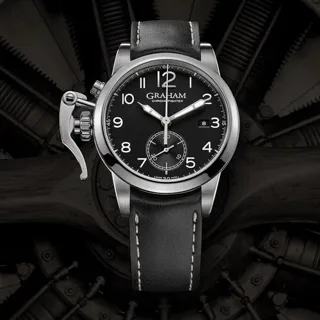 Graham Chronofighter 1695 2CXAS.B01A 42mm Stainless steel Black