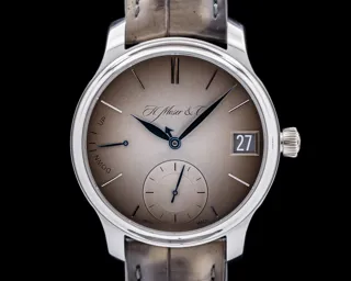 H. Moser & Cie. Endeavour Perpetual Calendar 1341-1202 Stainless steel grey$brown fume