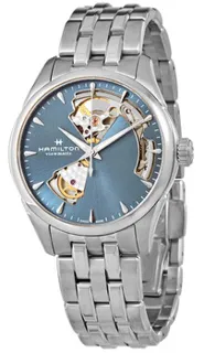 Hamilton Jazzmaster Open Heart H32215140 Stainless steel Blue