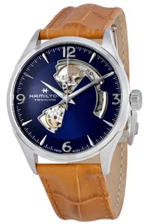 Hamilton Jazzmaster Open Heart H32705541 Stainless steel Blue