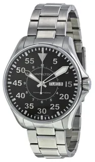 Hamilton Khaki Pilot H64715135 Stainless steel Black