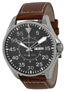 Hamilton Khaki Pilot H64715885 Stainless steel Gray