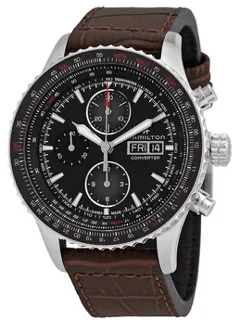 Hamilton Aviation Chronograph H76726530 Stainless steel Black