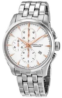 Hamilton Jazzmaster Auto Chrono H32586111 42mm Stainless steel White