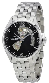 Hamilton Jazzmaster Open Heart H32705131 Stainless steel Black