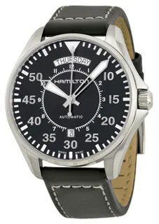 Hamilton Khaki Aviation H64615735 Stainless steel Black