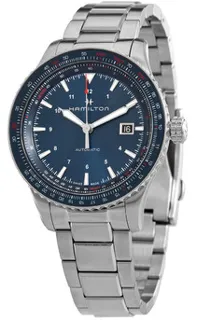 Hamilton Khaki Aviation H76645140 Stainless steel Blue