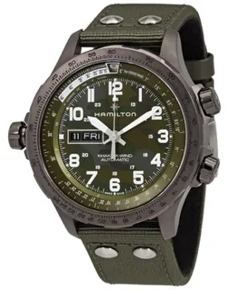 Hamilton Khaki Aviation H77775960 Stainless steel Green