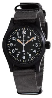 Hamilton Khaki Field H69409930 Stainless steel Black