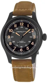 Hamilton Khaki Field H70665533 Titanium Black