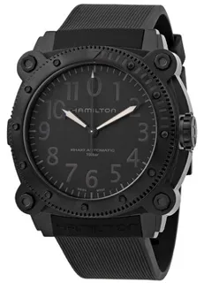 Hamilton Khaki Navy BeLOWZERO H78505330 Titanium Black