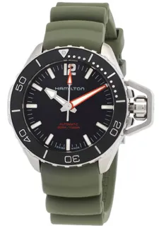 Hamilton Khaki Navy H77455331 Stainless steel Black