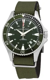 Hamilton Khaki Navy H82375961 Stainless steel Green