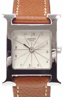 Hermès Heure H HH1.210 21mm Stainless steel White