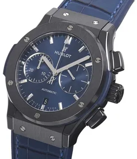 Hublot Classic Fusion 521.CM.7170.LR 45mm Black ceramic Blue