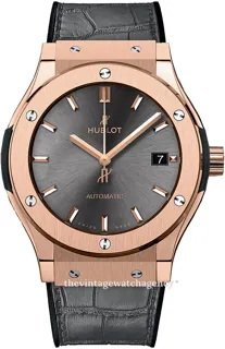 Hublot Classic Fusion 542.OX.7081.LR 42mm Yellow gold Gray