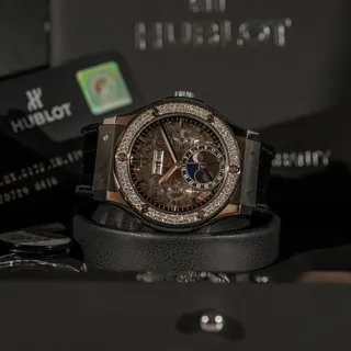 Hublot Classic Fusion Aerofusion 517.NX.0170.LR.1104 45mm Titanium Skeletonized