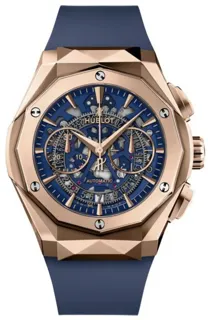 Hublot Classic Fusion Aerofusion 525.OX.5180.RX.ORL21 Yellow gold Blue