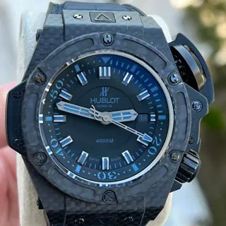 Hublot King Power 731.QX.1190.GR.ABB12 48mm Carbon fiber Black