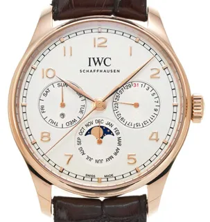 IWC Portugieser IW344202 Yellow gold Silver