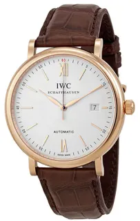 IWC Portofino IW356504 40mm Yellow gold Silver