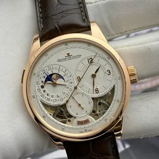 Jaeger-LeCoultre Duomètre Q6042520 42mm Rose gold Silver