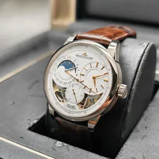 Jaeger-LeCoultre Duomètre Q6043420 40.5mm White gold Silver