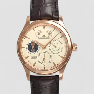 Jaeger-LeCoultre Master Eight Days Perpetual Q1612520 40mm Rose gold Beige