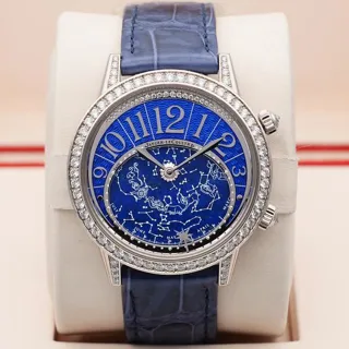 Jaeger-LeCoultre Rendez-Vous Q3483590 37mm White gold Blue