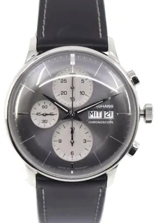 Junghans Meister Chronoscope 027/4525.00 41mm Stainless steel Gray