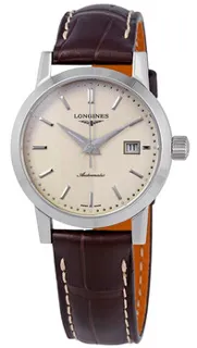 Longines 1832 L4.325.4.92.2 30mm Stainless steel Beige