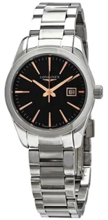 Longines Conquest Classic L2.286.4.52.6 Stainless steel Black